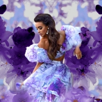 Color Block In Purple And Blue