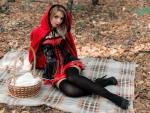 Red Riding Hood having a Picnic