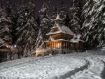 Mansion in Winter, Poland