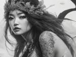 Gothic Asian Mermaid