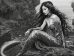 Gothic Asian Mermaid