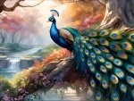 Colorful Peacock