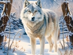 Wolf in Winter