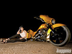 Model with Harley