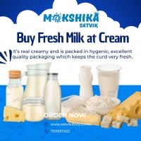 Buy Fresh Milk & Cream Online at satvik dairy