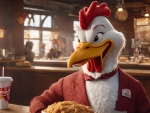 Foghorn Leghorn Working In KFC