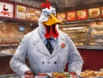 Foghorn Leghorn Working In KFC