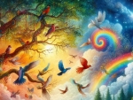 Rainbow Birds