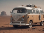 Volkswagen Kombi On The Moon