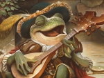 The frog bard