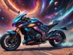 Futuristic Motorcycle