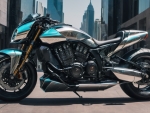 Futuristic Motorcycle