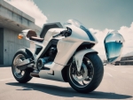 Futuristic Motorcycle