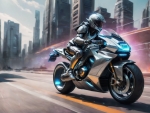 Futuristic Motorcycle