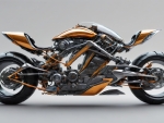 Futuristic Motorcycle