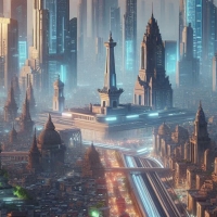 Futuristic Yogyakarta City