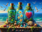 Treasures in a bottle