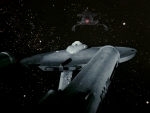 Starship Enterprise Versus K'Tinga