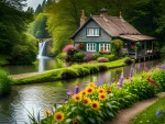 Cottage by the river