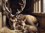 Sleeping deers