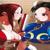 Mai Vs Chun-li On SVC Chaos SNK Vs Capcom