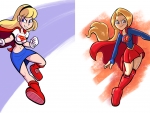 Supergirl Bruce Timm With Supergirl CW Art