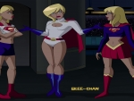 Two Supergirls With Powergirl