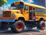 School Bus Monster Truck