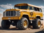 School Bus Monster Truck