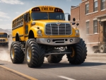 School Bus Monster Truck