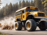 School Bus Monster Truck