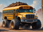 School Bus Monster Truck