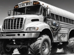 School Bus Monster Truck