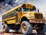 School Bus Monster Truck