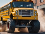 School Bus Monster Truck
