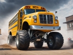 School Bus Monster Truck