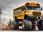 School Bus Monster Truck