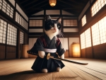 Samurai cat