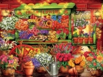 Flower Market Stall