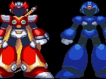 Zero Red Outfit With Mega Man X No Armor Upgrade