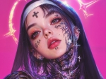 Cyberpunk nun