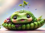 Cute Happy Pea In A Pod