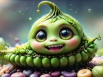 Cute Happy Pea In A Pod