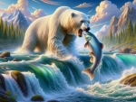 Bear Salmon Fishing 