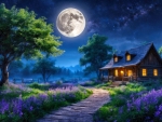 Beautiful night scene