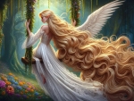 Elven Angel Swinging