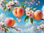 Peach blossoms