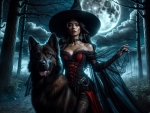 Witch and wolf