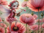 A Pink Poppy Painter