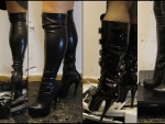 Black Leather Boots